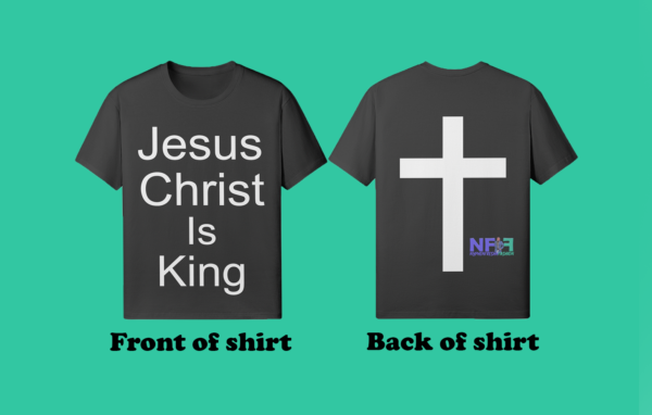 Jesus Christ is King (Unisex Shirt) - Image 4