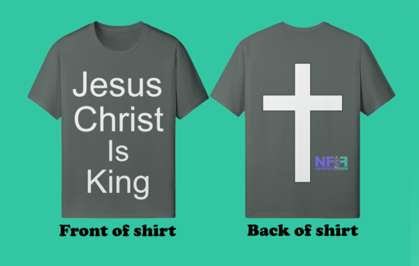 Jesus Christ is King (Unisex Shirt) - Image 8