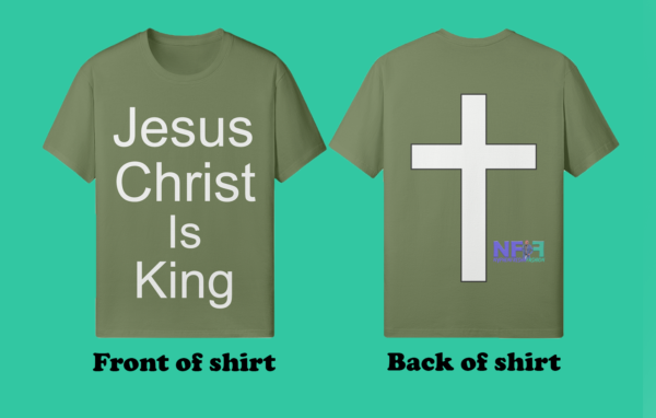 Jesus Christ is King (Unisex Shirt) - Image 7