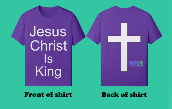 Jesus Christ is King (Unisex Shirt) - Image 6