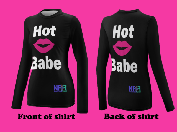 Hot Babe (Long Sleeve Women Shirt)