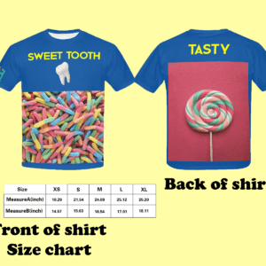 Nyphen Freshh Fashion Sweet Tooth Kids front and back