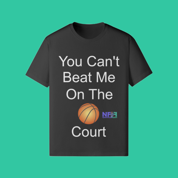 You Can't Beat Me On The Court (Unisex Basketball Shirt)