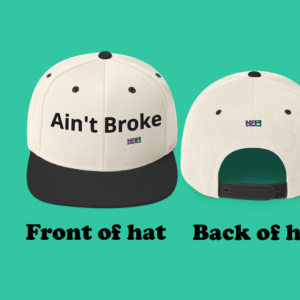 Nyphen Freshh Fashion Aint Broke Hat main pic nautral and black 1