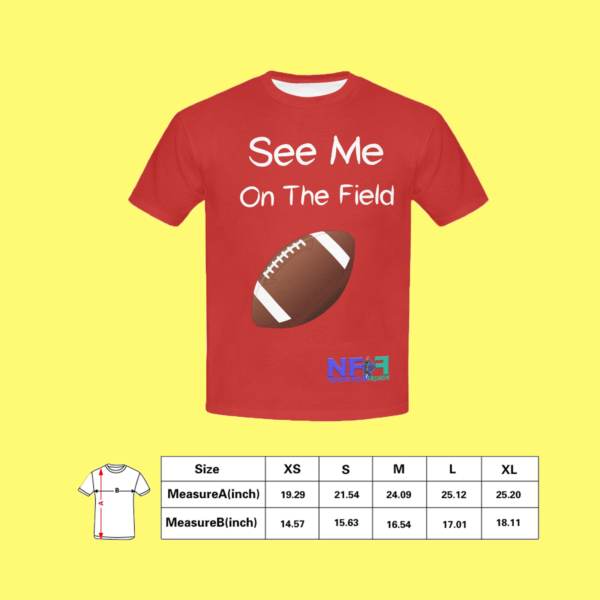 See Me On The Field Football Shirt (Unisex) - Image 2