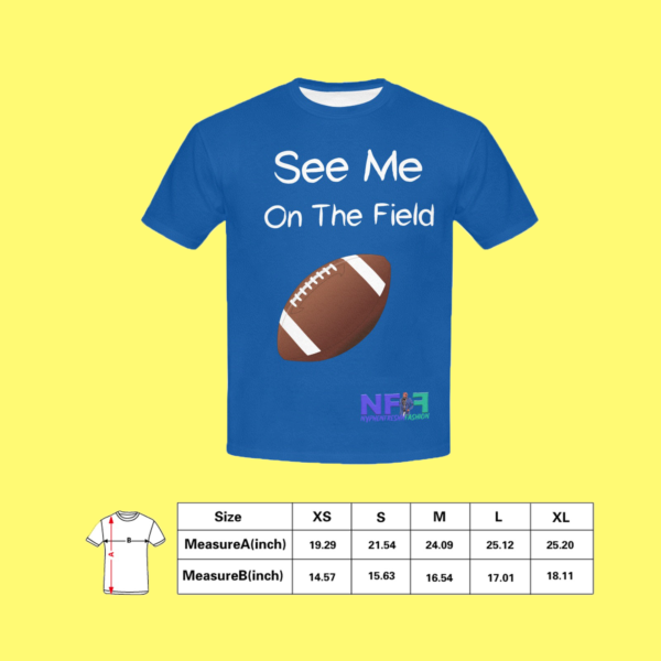 See Me On The Field Football Shirt (Unisex) - Image 3