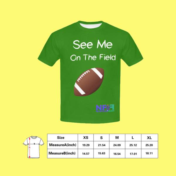 See Me On The Field Football Shirt (Unisex) - Image 4