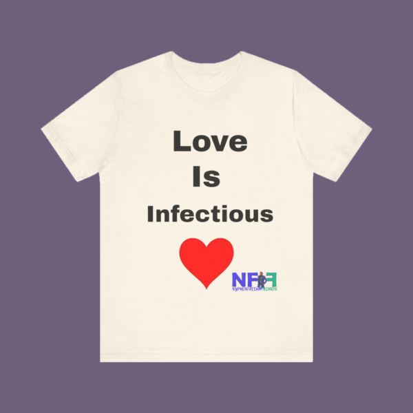 Love is infectious (Unisex Shirt) - Image 2