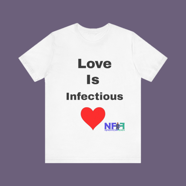 Love is infectious (Unisex Shirt) - Image 8